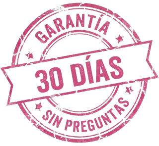 Sello de garantía: 30 días, sin preguntas